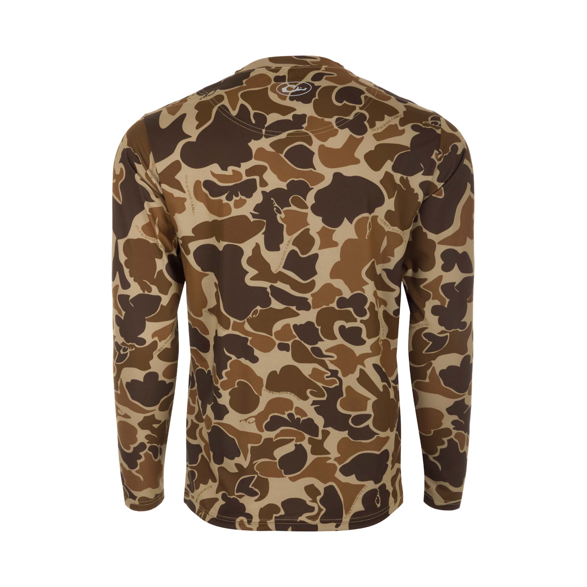 Youth Performance Long Sleeve T-Shirt Old School Camo