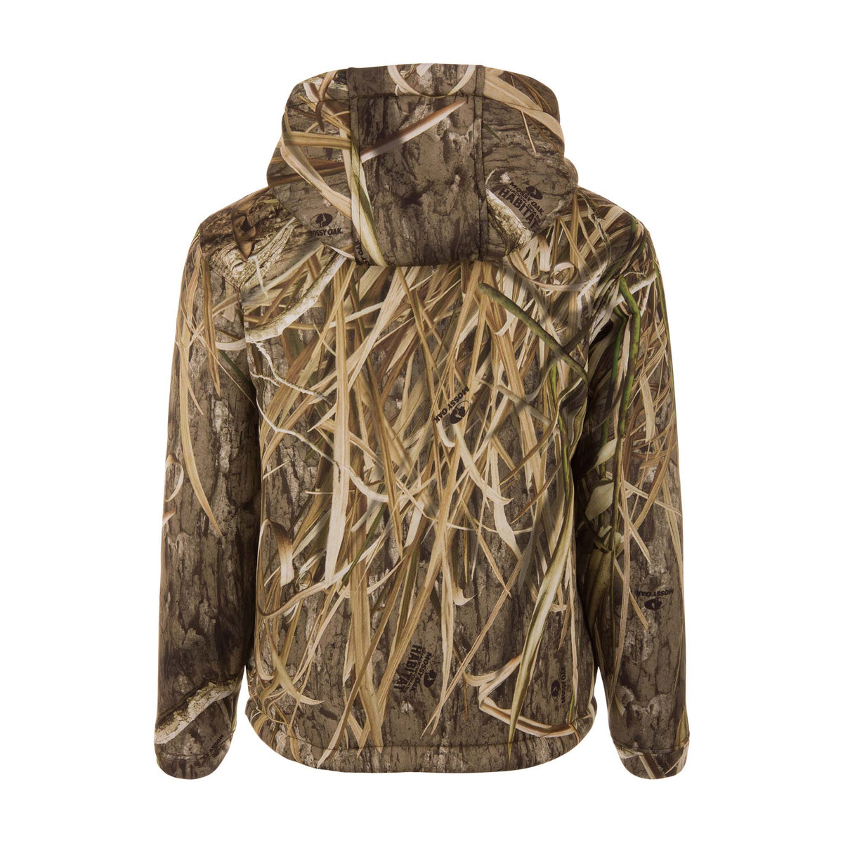 drake waterfowl Youth Silencer Hoodie in Mossy Oak Shadow Grass Habitat