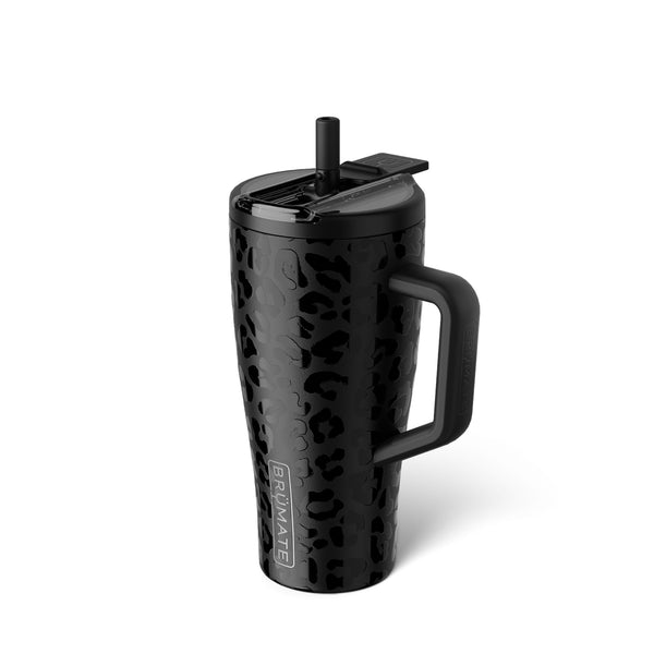 30oz Era Flip Handled Tumbler in Onyx Leopard