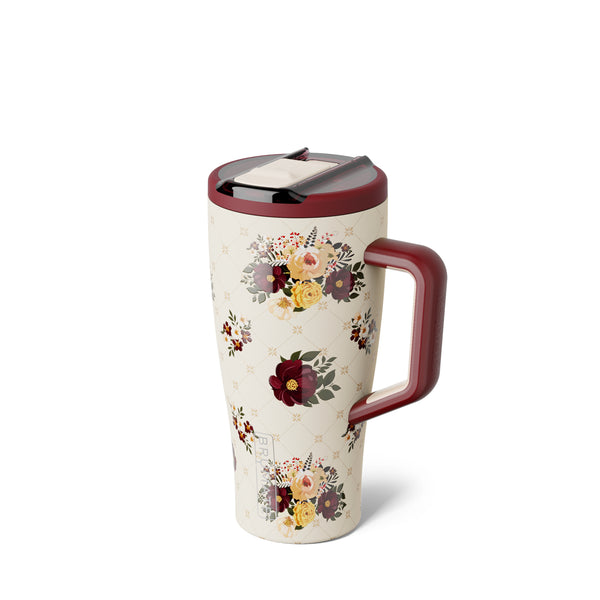 30oz Era Flip Handled Tumbler in Quilted Floral