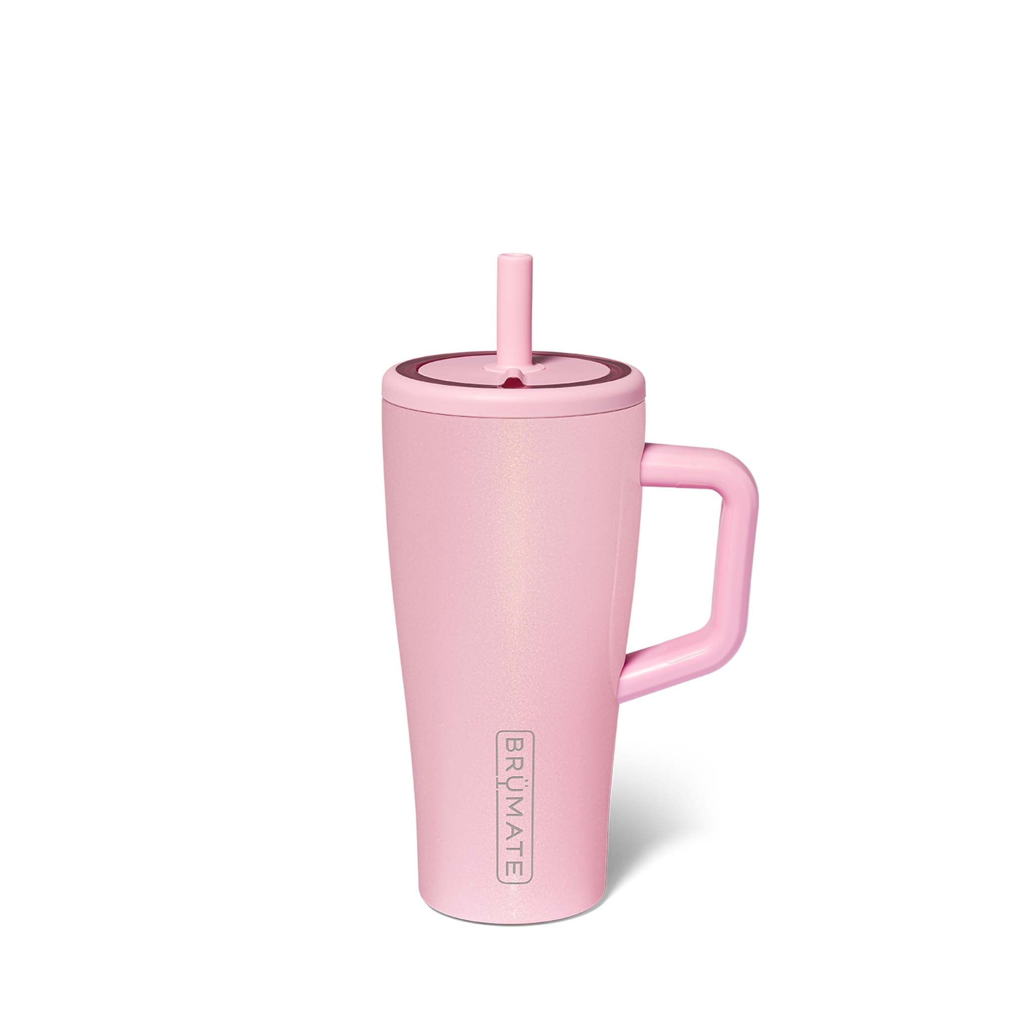Brumate 20oz Era Handled Tumbler in Petal Pink | Palmetto Moon