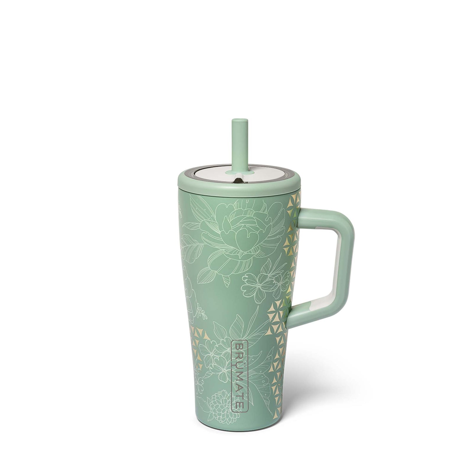 Brumate 20oz Era Handled Tumbler in Golden Bloom