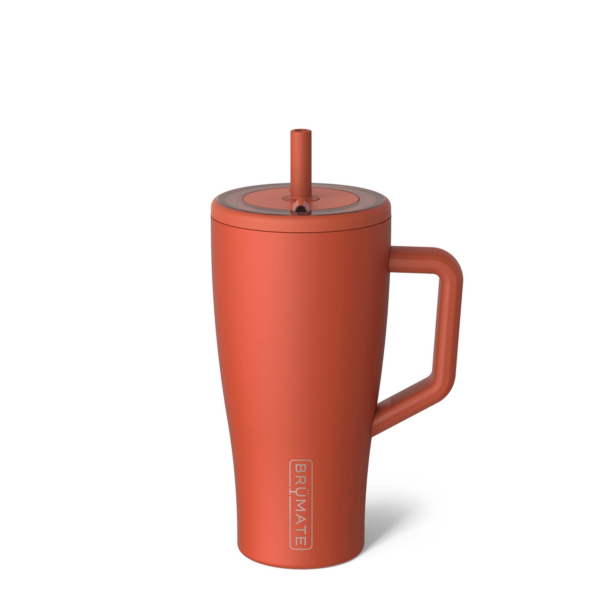 Brumate 30oz Era Handled Tumbler in Cedar Orange