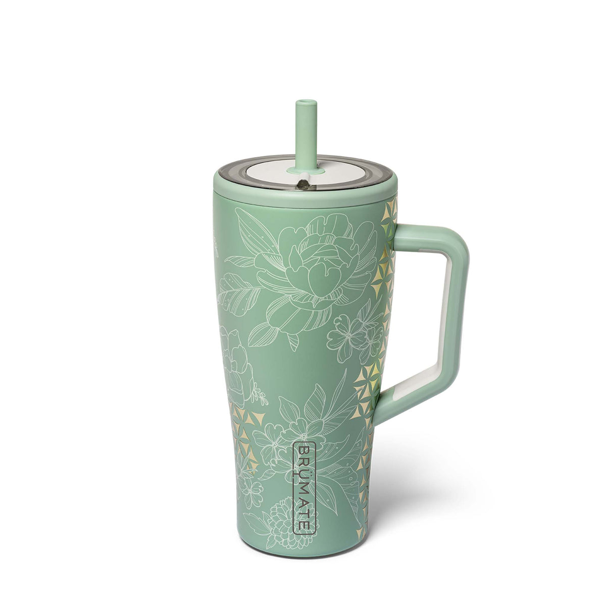 Brumate 30oz Era Handled Tumbler in Golden Bloom