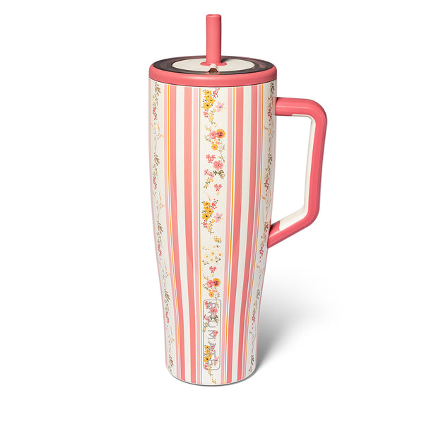 40oz Era Handled Tumbler in Cascading Floral