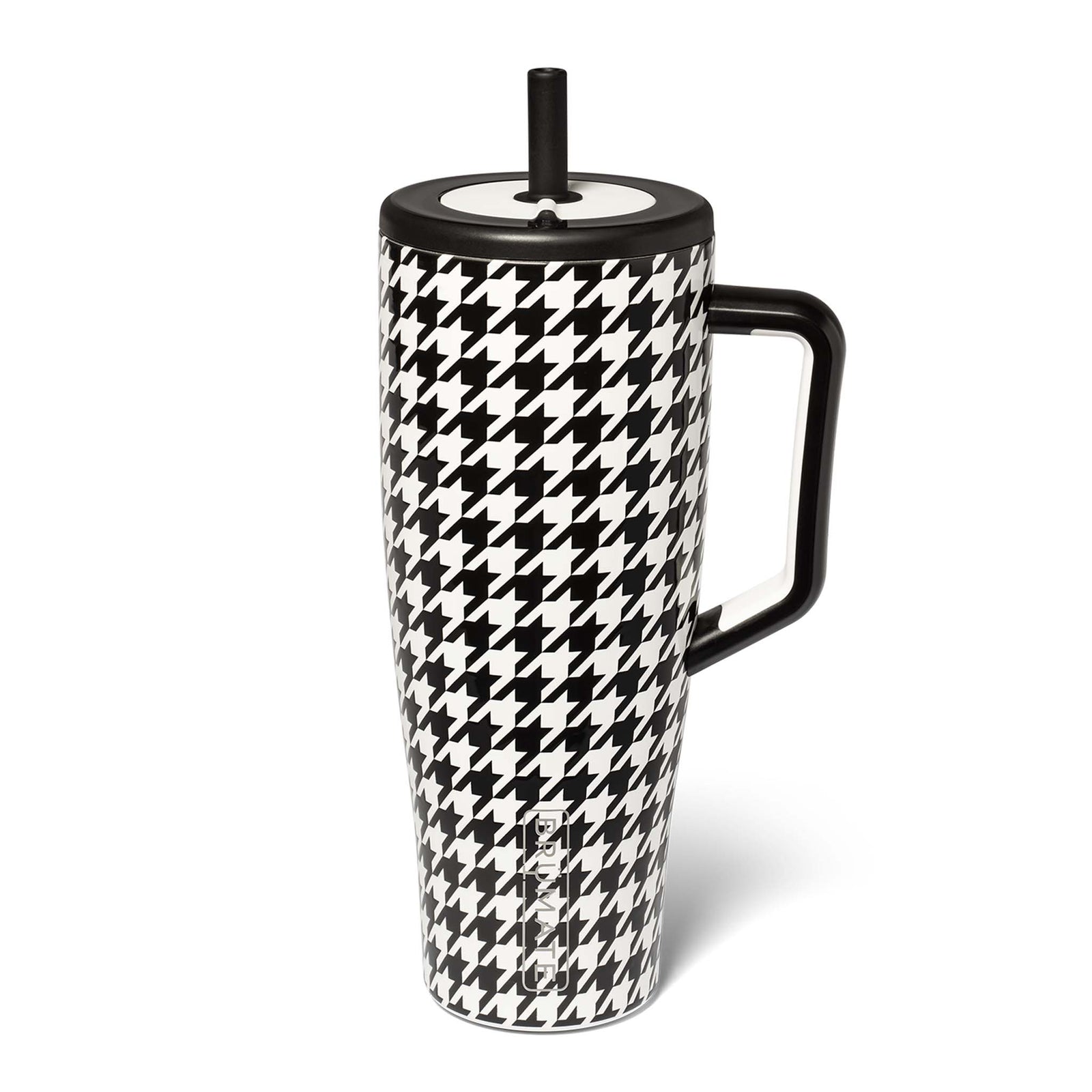 Brumate 40oz Era Handled Tumbler in Houndstooth