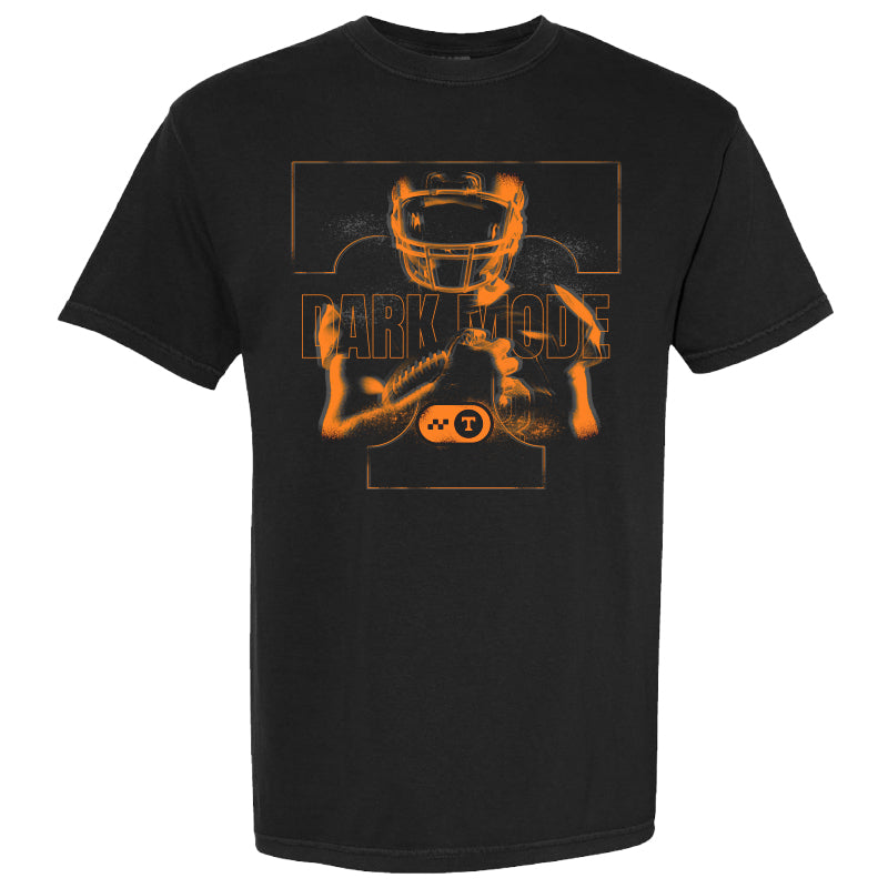 Tennessee Volunteers Dark Mode Helmet Short Sleeve T-Shirt