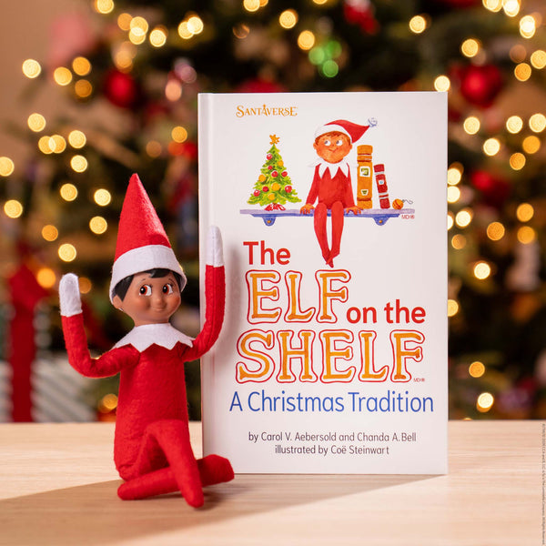 The Elf on the Shelf® A Christmas Tradition Book Set with Boy with Brown Eyes