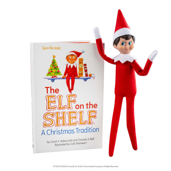 The Elf on the Shelf® A Christmas Tradition Book Set with Boy with Blue Eyes Elf