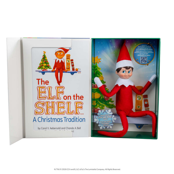 The Elf on the Shelf® A Christmas Tradition Book Set with Boy with Blue Eyes Elf