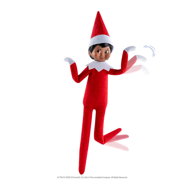 The Elf on the Shelf® A Christmas Tradition Book Set with Girl with Brown Eyes Elf
