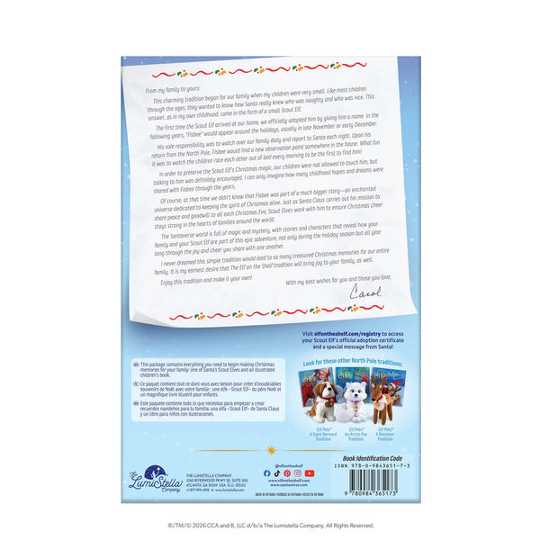 The Elf on the Shelf® A Christmas Tradition Book Set with Girl with Blue Eyes Elf