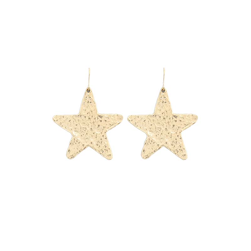 Flat Star Earrings