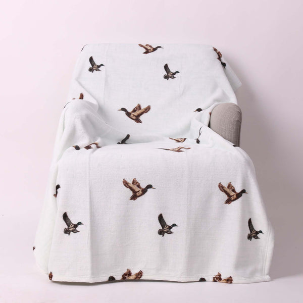 Flying Ducks Fleece Blanket