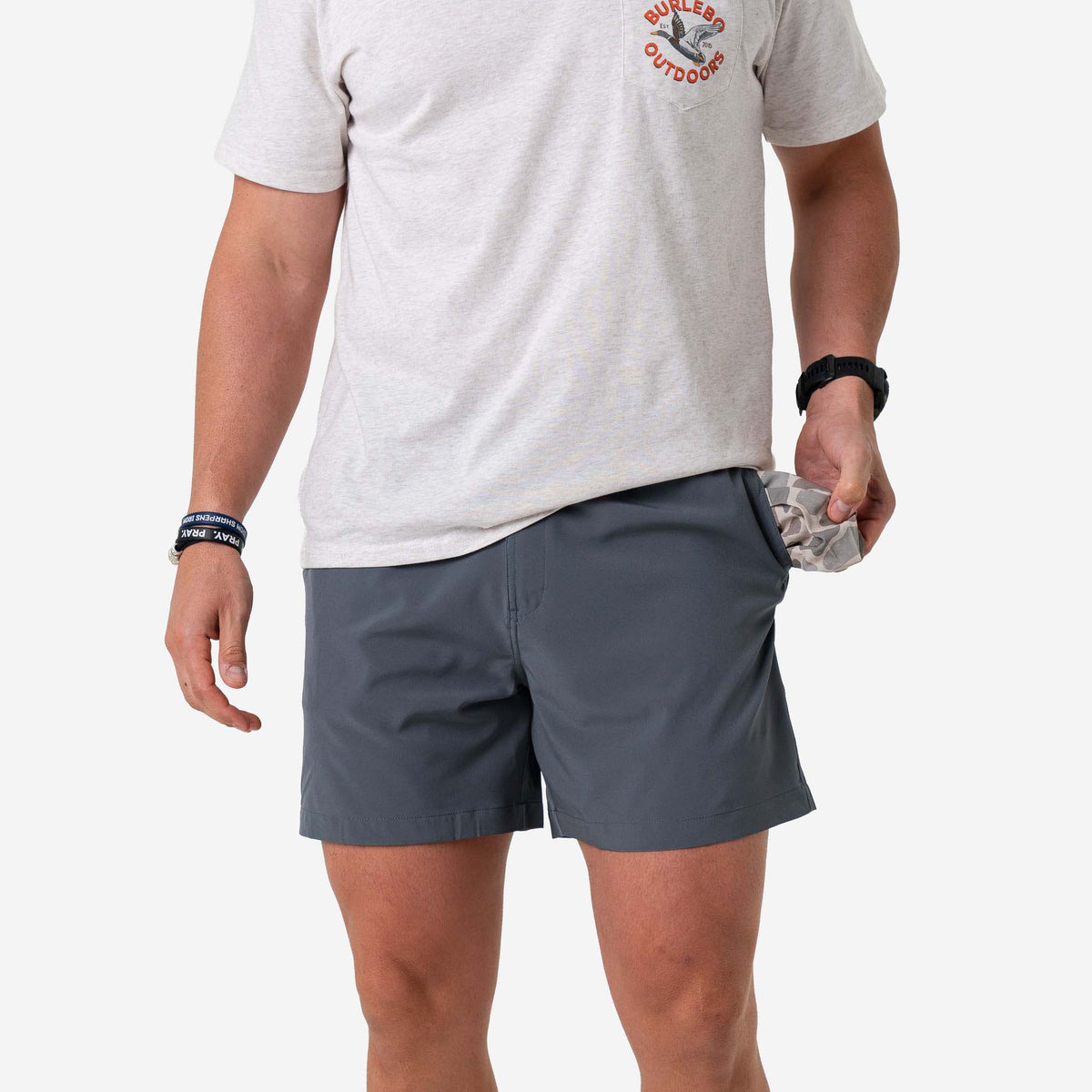 Everyday Shorts in Rock Grey