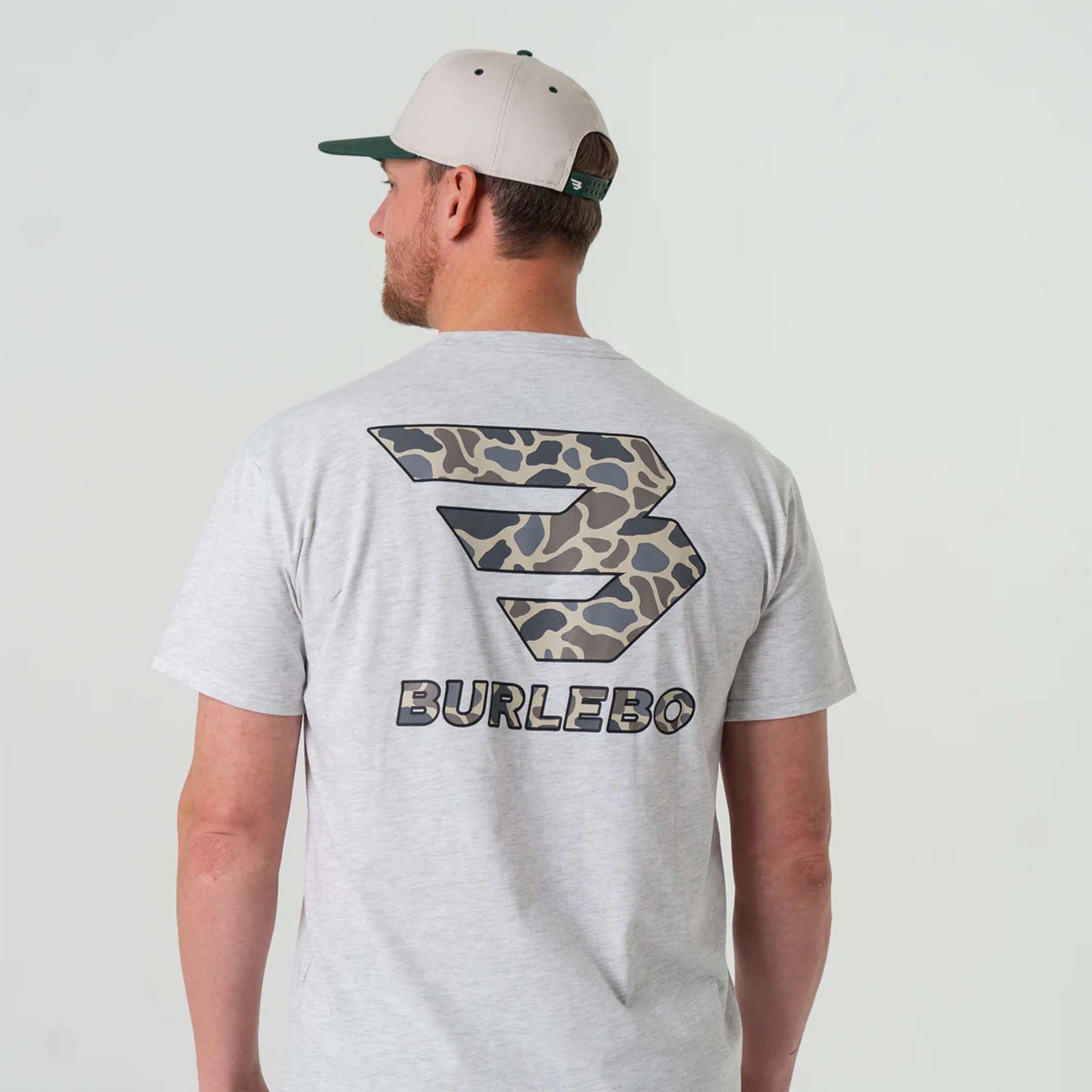 Flying B Deer Camo Logo Short Sleeve T-Shirt