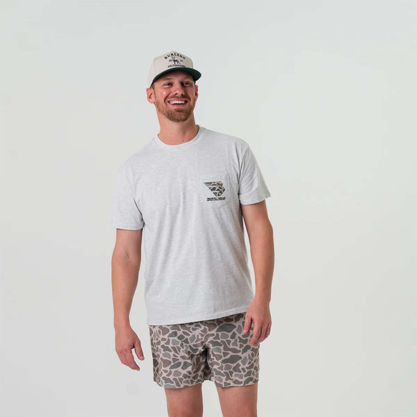 Flying B Deer Camo Logo Short Sleeve T-Shirt