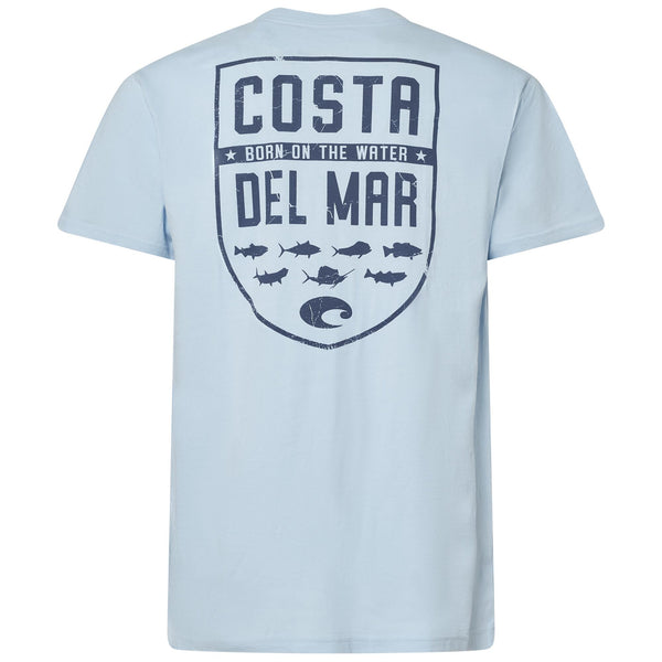 Species Shield Short Sleeve T-Shirt in Light Blue