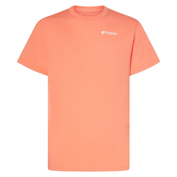 Costa Wave Short Sleeve T-Shirt in Salmon