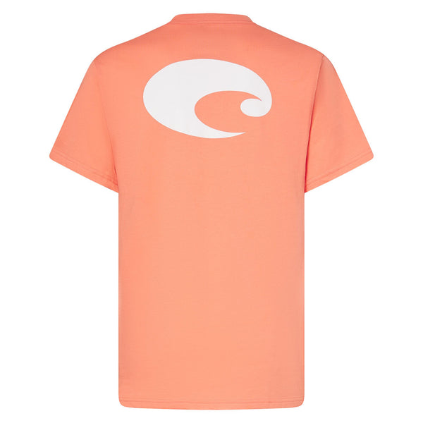 Costa Wave Short Sleeve T-Shirt in Salmon