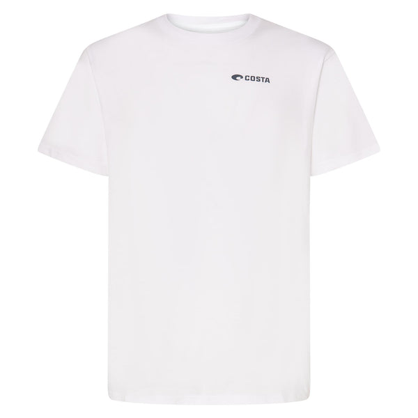 Costa Freedom Wave Short Sleeve T-Shirt in White