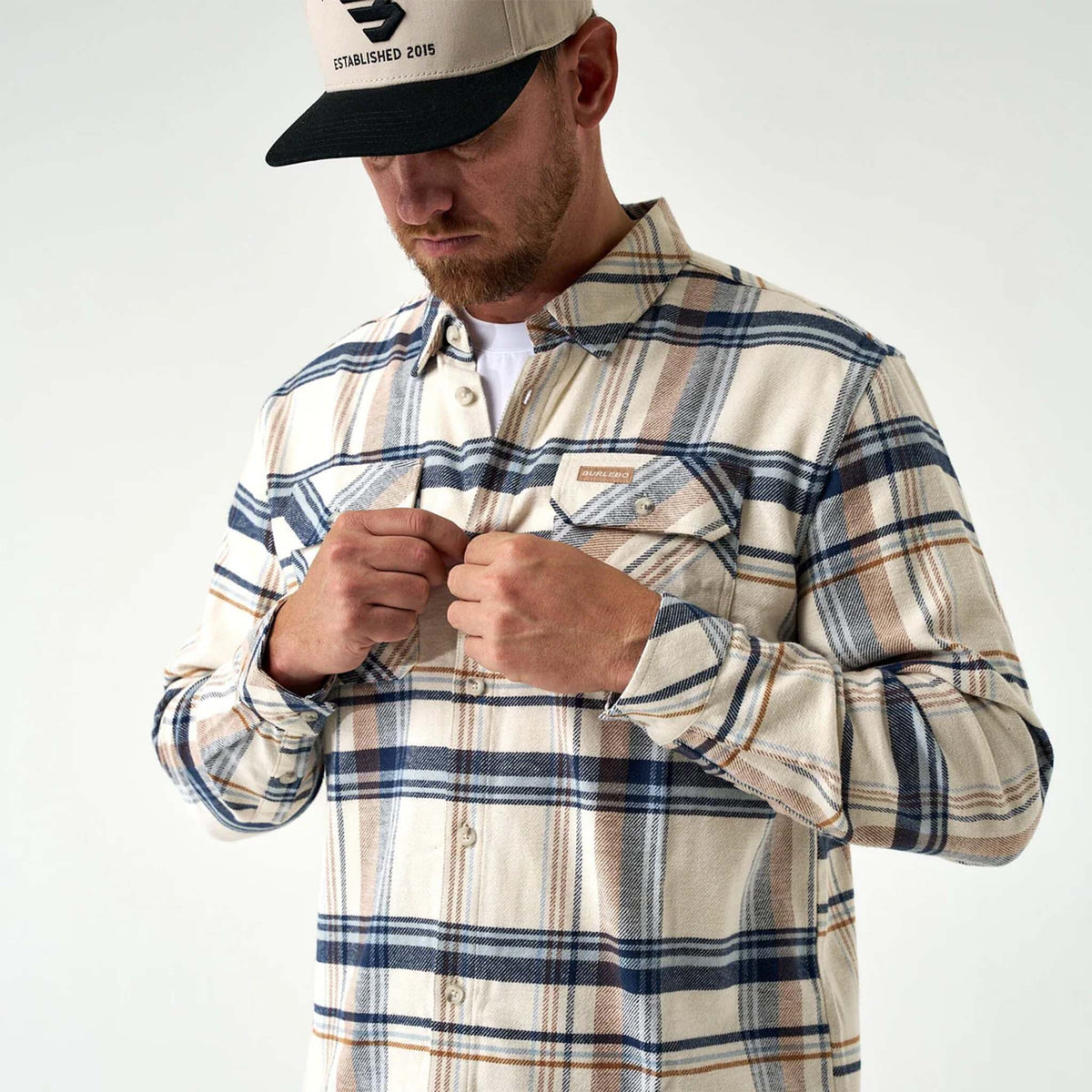Cream Flannel Shirt