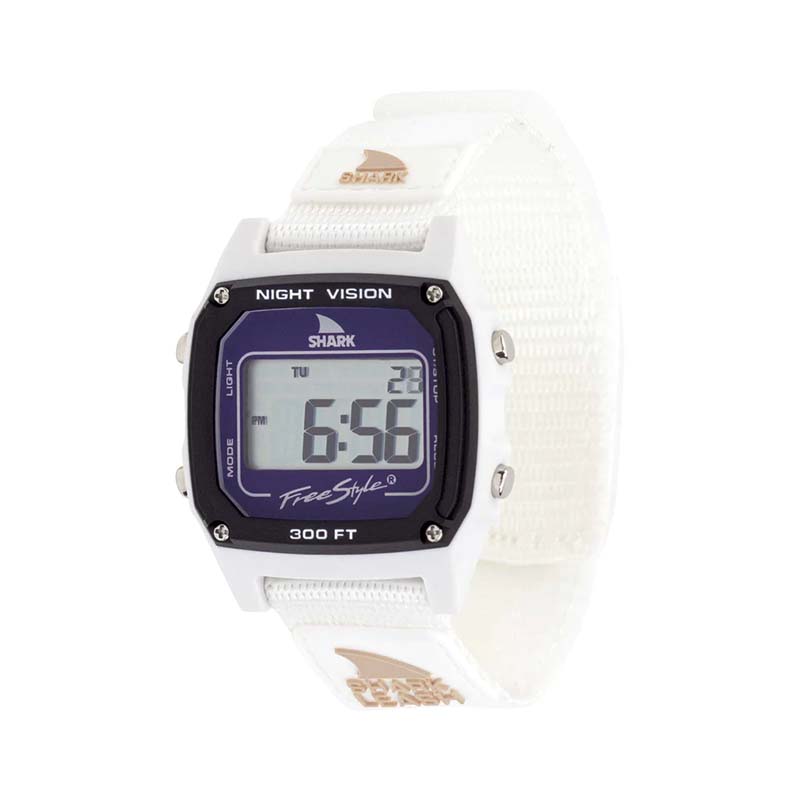 Shark Classic Leash Watch in White Dolphin