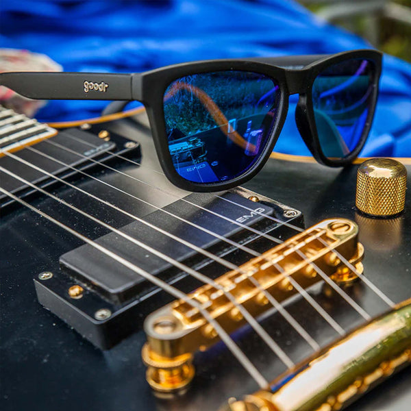 Goodr Mick and Keith's Midnight Ramble Sunglasses in Black