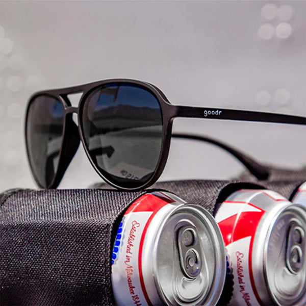 Goodr Mach G Operation Blackout Sunglasses in Black