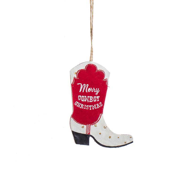 cowboy boot ornament
