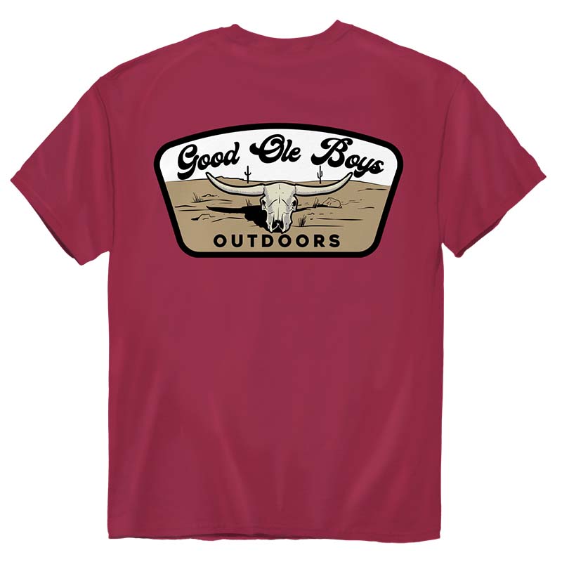 Good Ole Boys Outdoors Longhorn Skull Short Sleeve T-Shirt