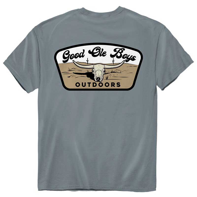 Longhorn Skull Short Sleeve T-Shirt