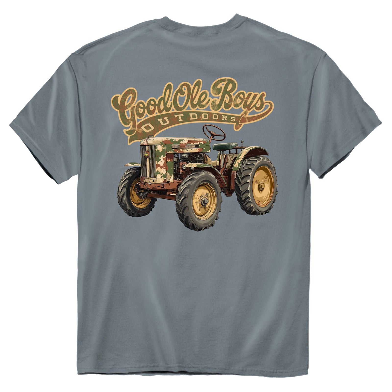 Camo Tractor Short Sleeve T-Shirt