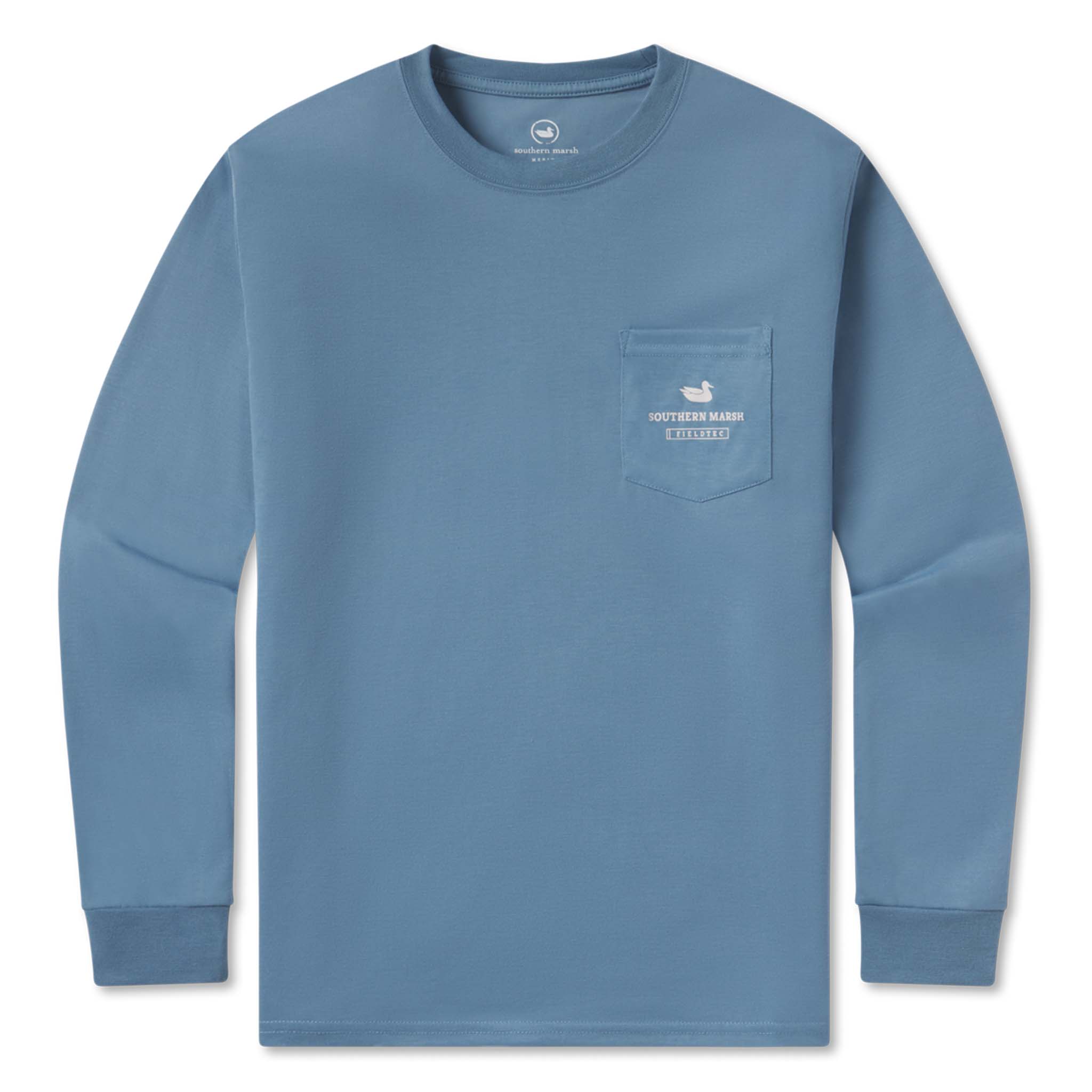 FieldTec™ Engraved Outfitter Long Sleeve T-Shirt Slate