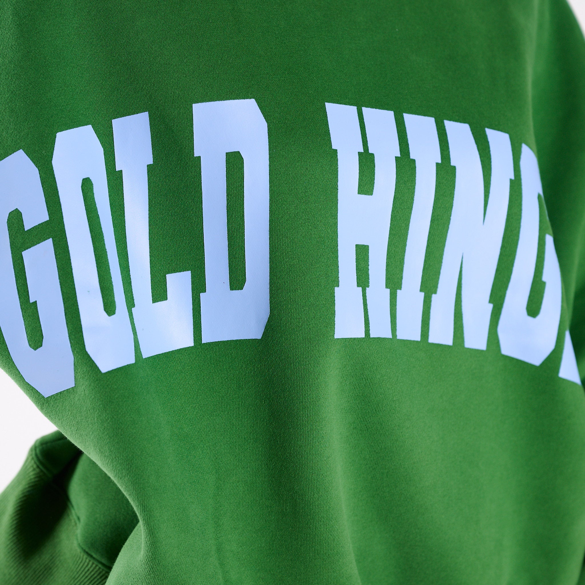 Gold Hinge Arch Crewneck Sweatshirt Spring Green