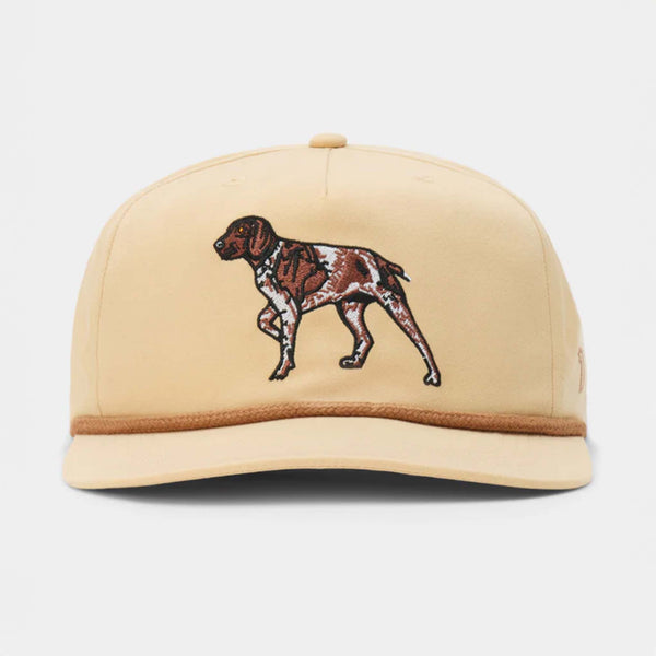 Duck Camp Pointer Snapback in croissant
