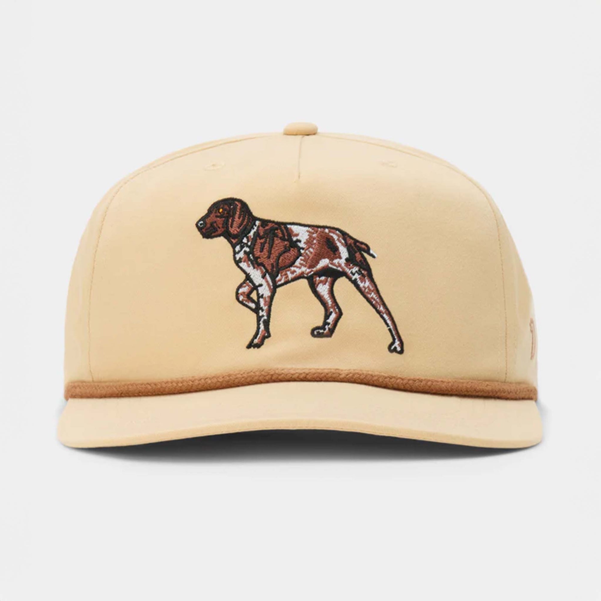 Duck Camp Pointer Snapback in croissant