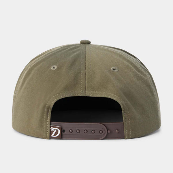 Brown Trout Grandpa Hat in Military Green