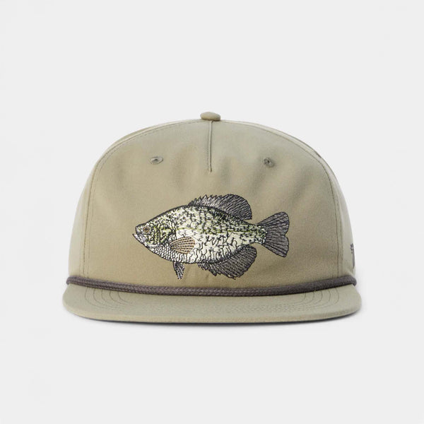 Crappie Snapback Hat in Sagebrush