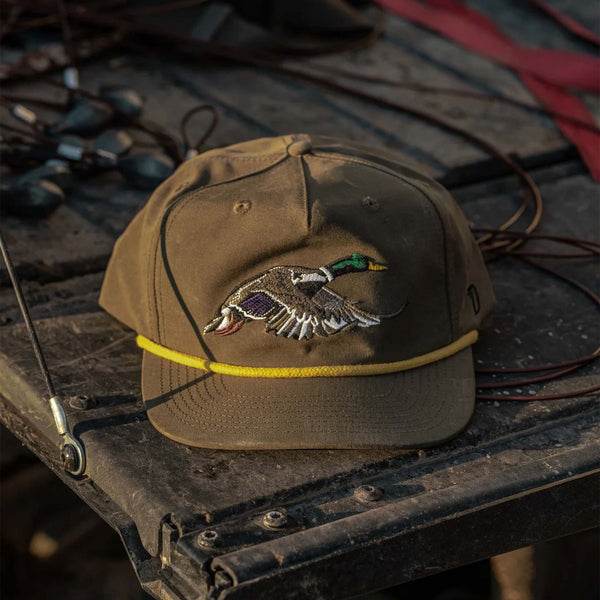 Mallard Rope Hat in Military Green