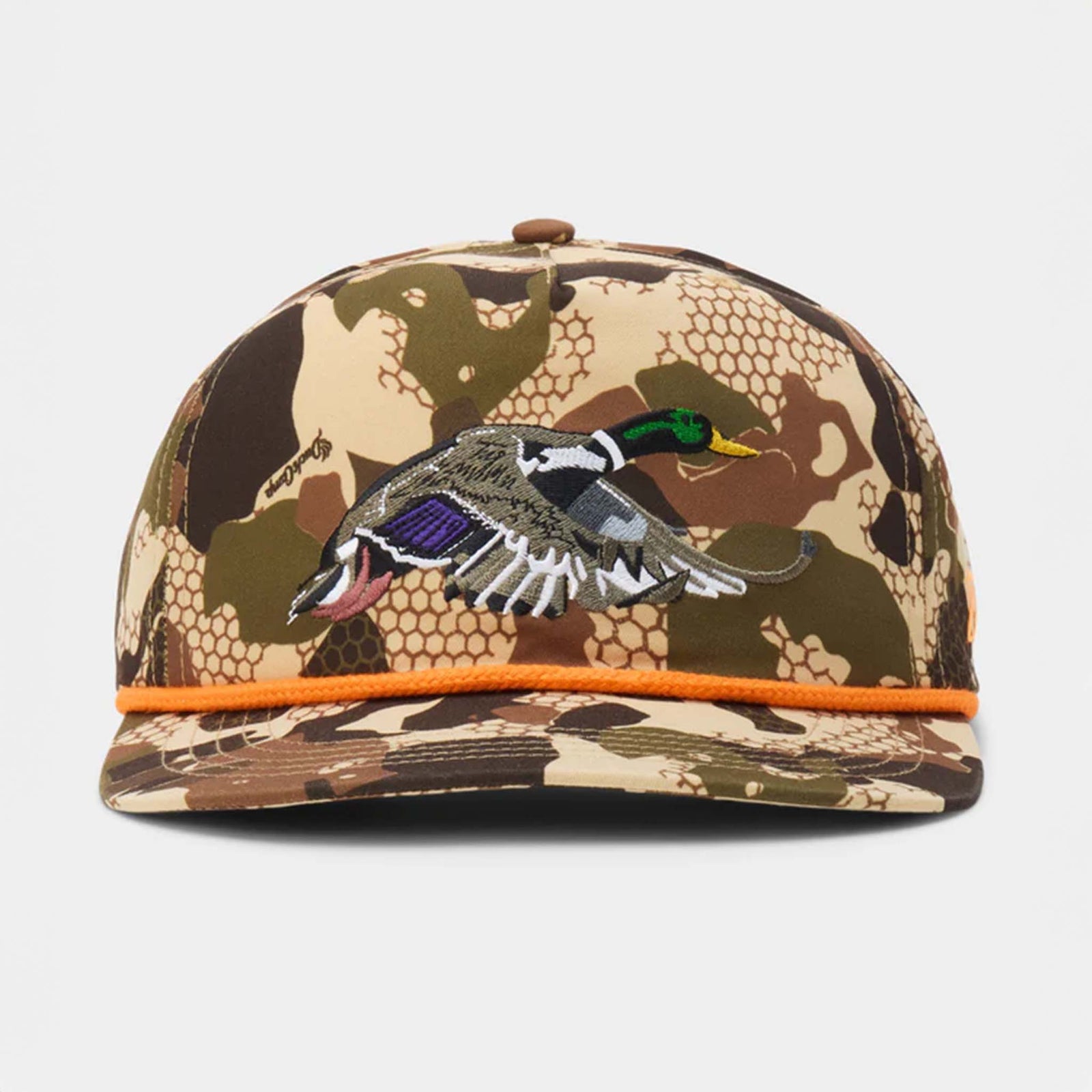 Duck Camp Mallard Rope Snapback in Wetland Camo
