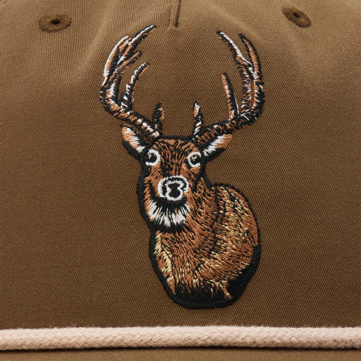 Duck Camp Whitetail Snapback in Pintail Brown