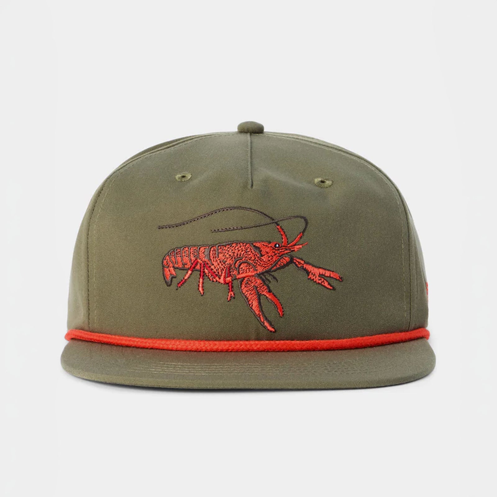 Crawfish Grandpa Hat in Military Green