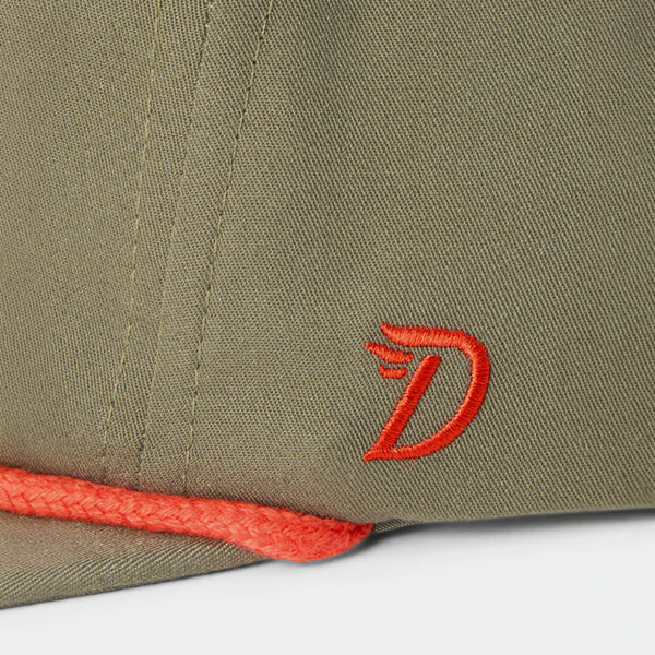 Crawfish Grandpa Hat in Military Green