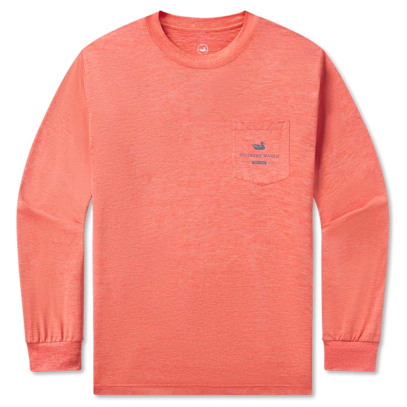FIELDTEC™️ Heathered Marlin Long Sleeve T-Shirt