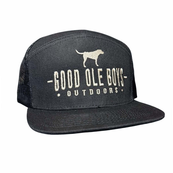 Lab Embroidered 7-Panel Hat