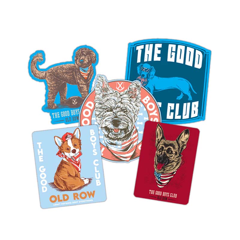Old Row Good Boys Variety Decal Pack