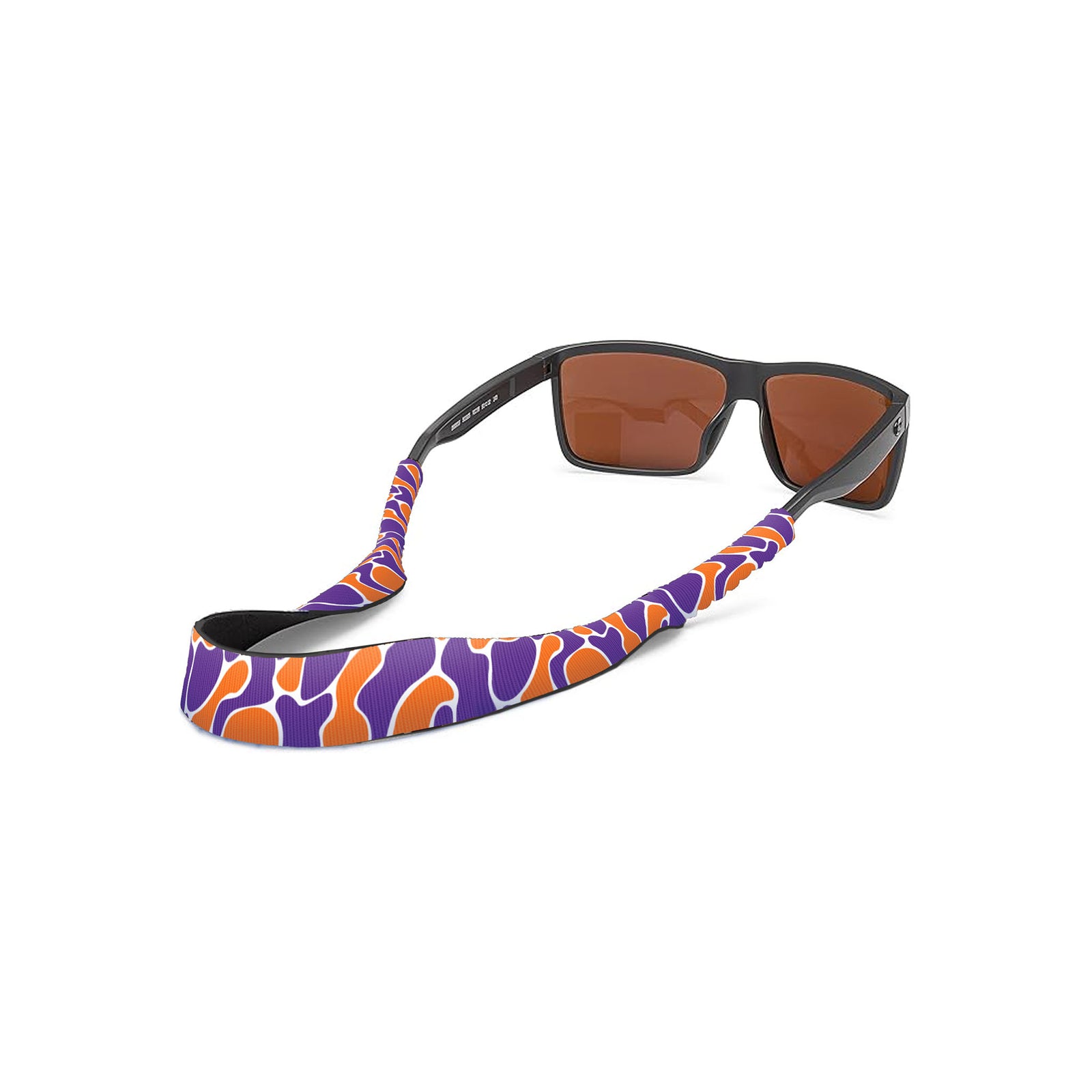 Orange and Purple Camo Sunglasses Strap