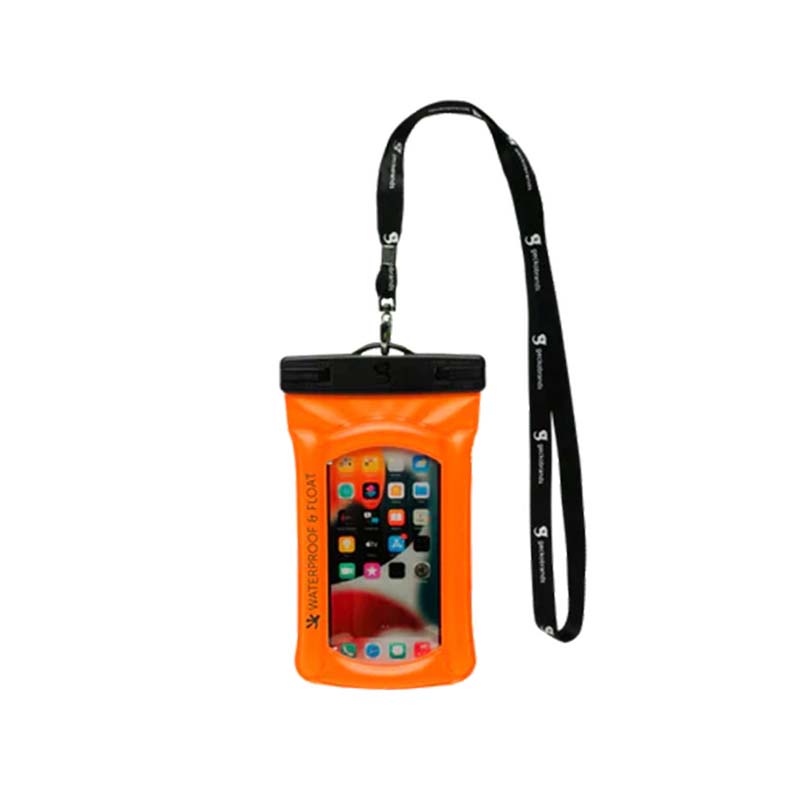 Orange Floating Phone Dry Bag