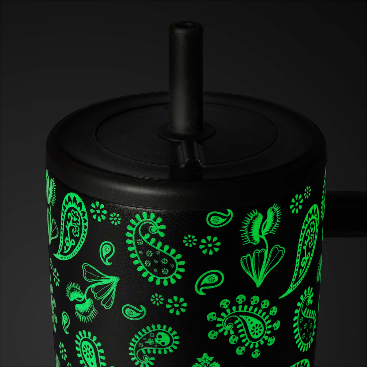 Brumate phantom paisley glow in the dark feature.